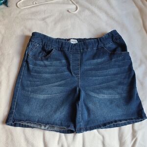 Liz Claiborne Dark Blue Denim Jean Shorts